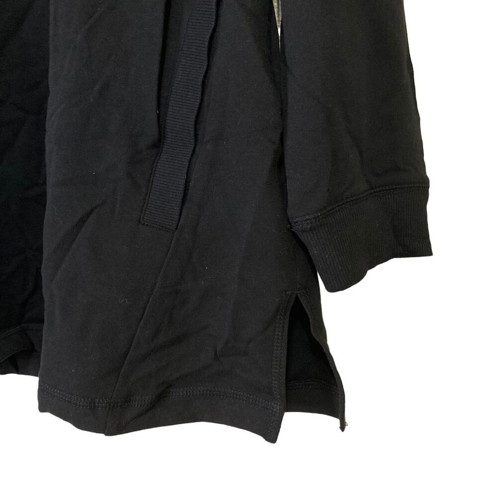 A297782 DENIM & CO Active Crew Neck Long Sleeve Tunic Black L - Picture 3 of 6